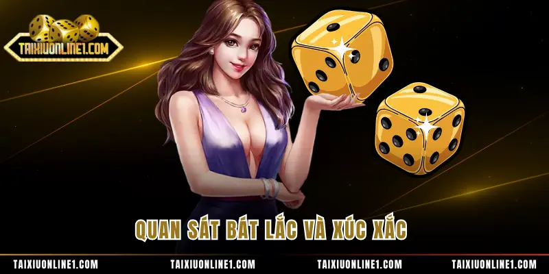 Quan sát bát lắc và xúc xắc